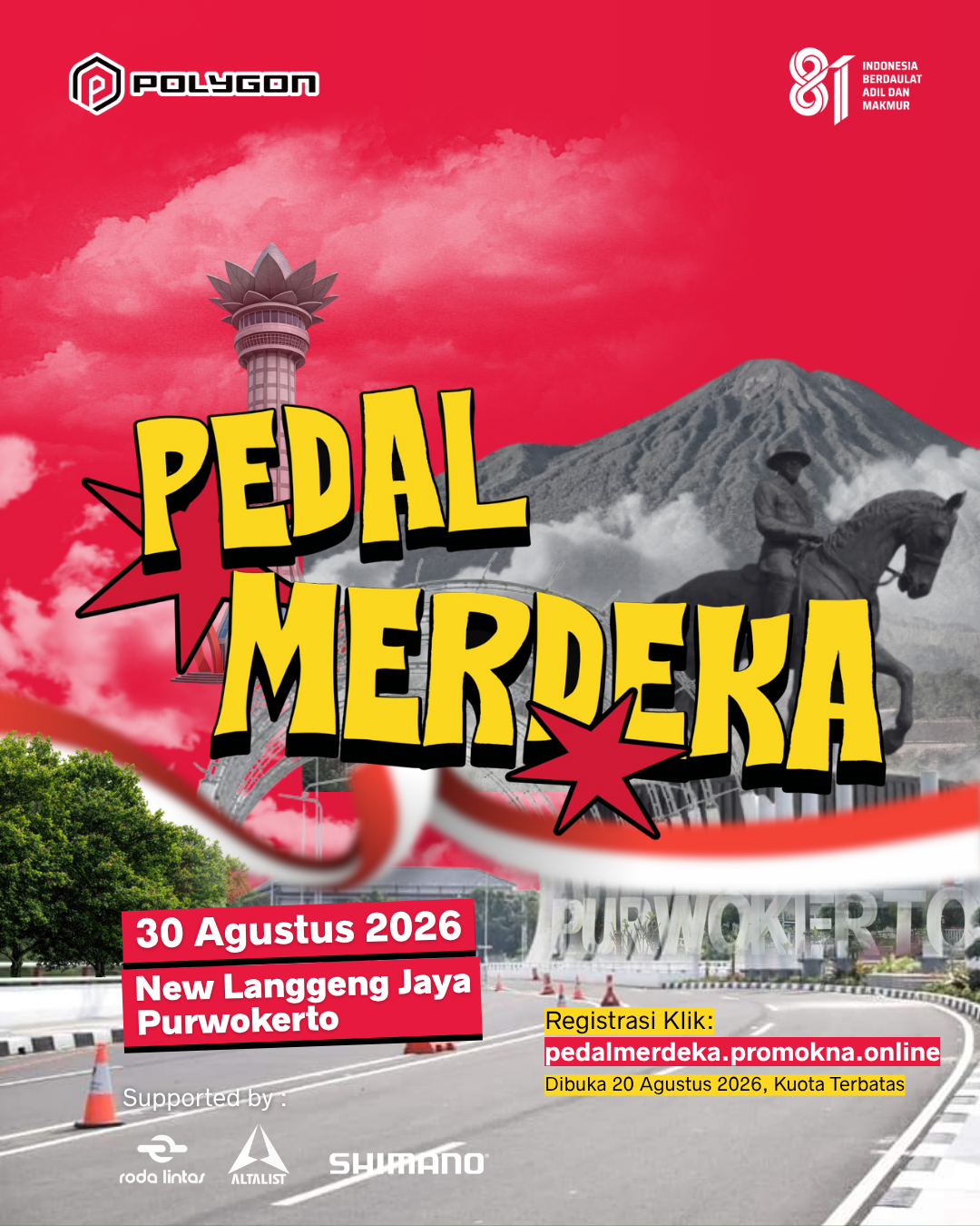 PEDAL MERDEKA 2026 by POLYGON